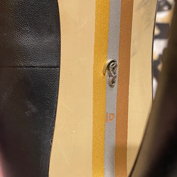 Jessica Simpson Black Leather Heels - Picture 2 of 6